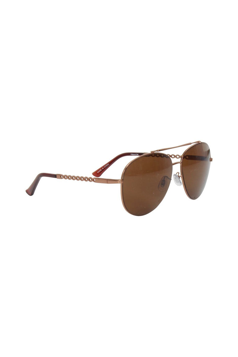 [TEST] Chain Aviator Sunglasses
