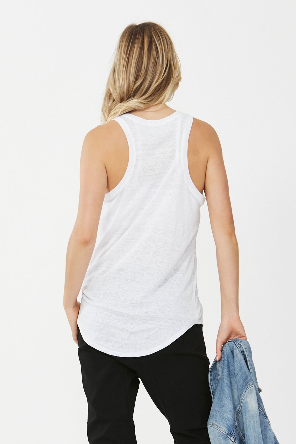 [TEST] D-Luxe Linen Logo Tank