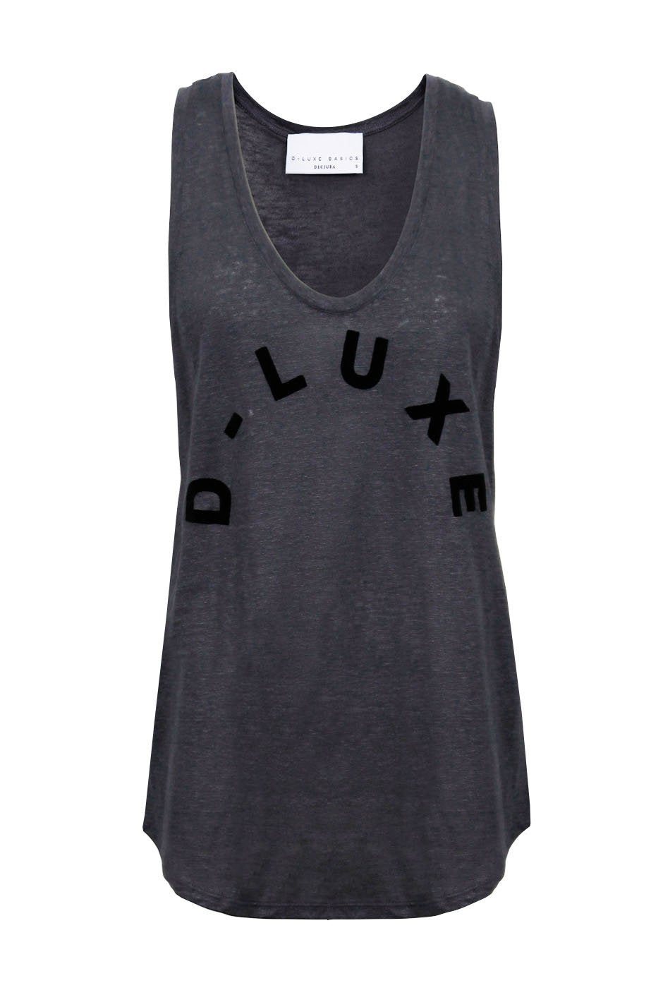[TEST] D-Luxe Linen Logo Tank