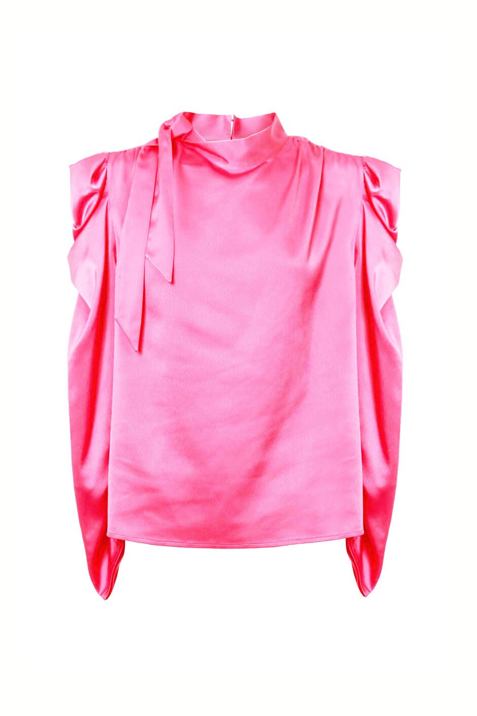 [TEST] Marie Satin Puff Blouse