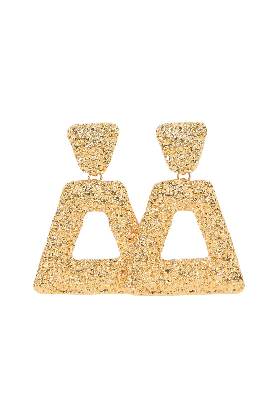 [TEST] Bella Crushed Triangle Earring