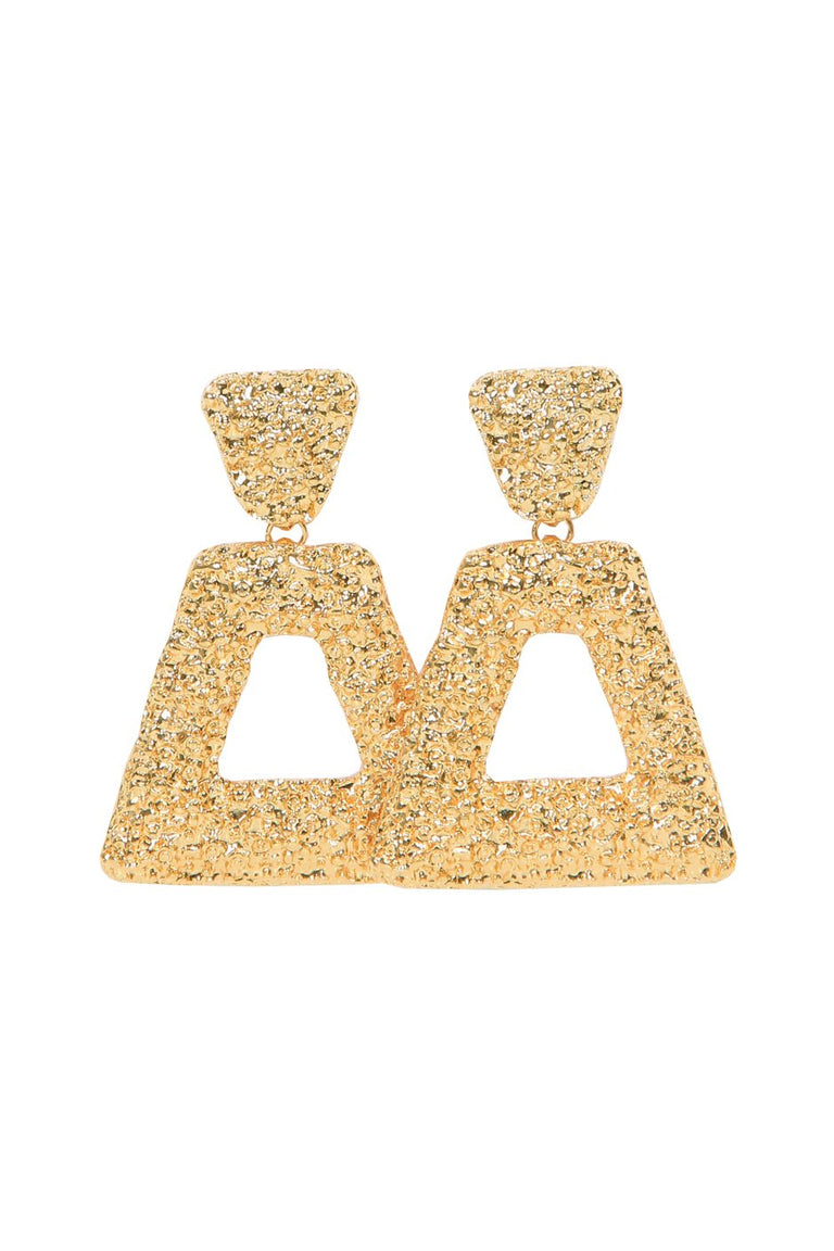 [TEST] Bella Crushed Triangle Earring