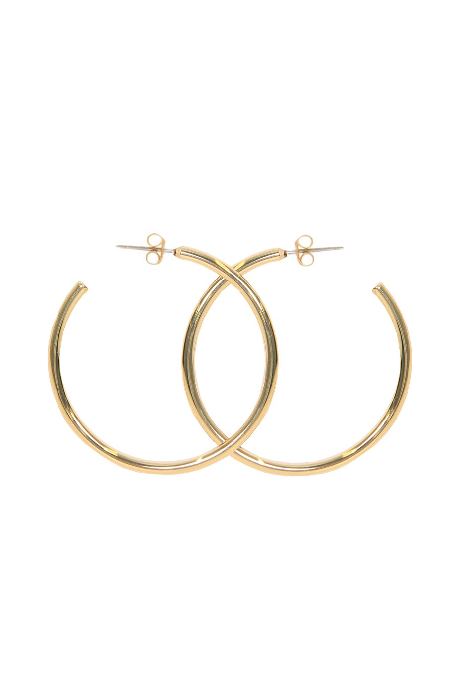 [TEST] Betty Large Plain Hoop Earring