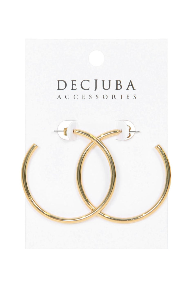 [TEST] Betty Large Plain Hoop Earring