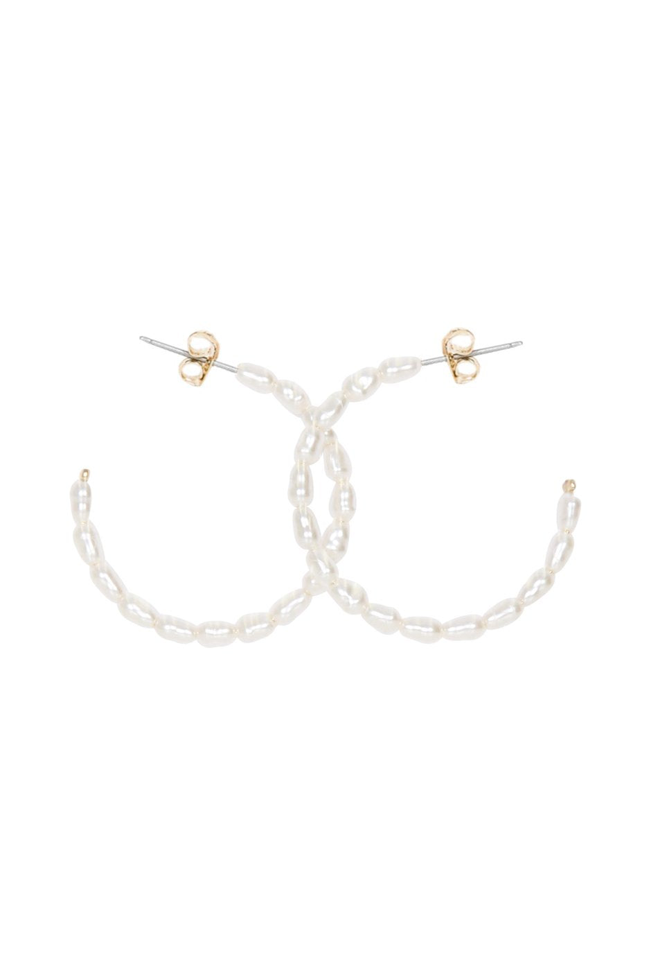[TEST] Bianca Pearl Hoop Earrings