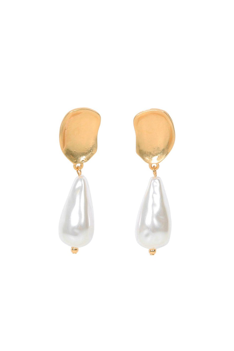[TEST] Bree Long Pearl Drop Earrings