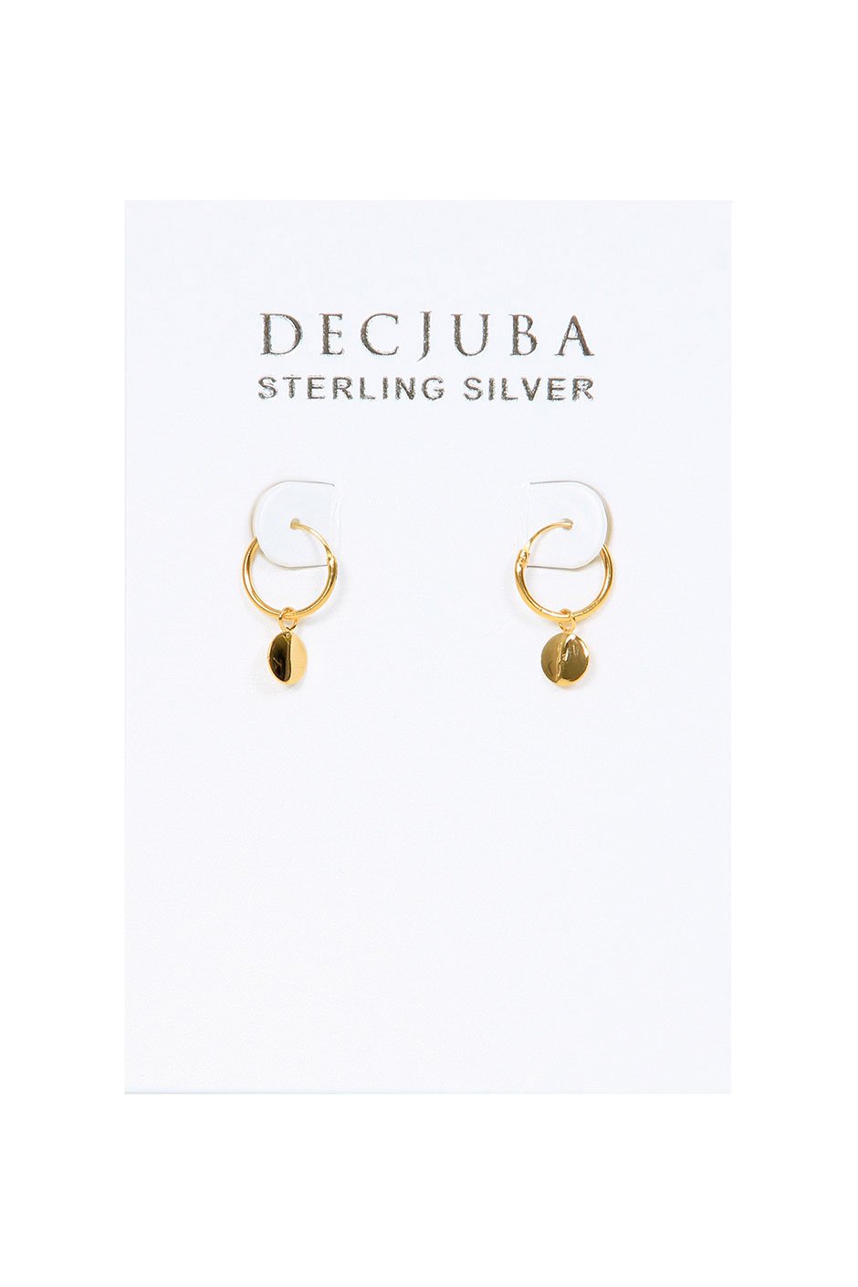 [TEST] Textured Disc Hoop Earrings