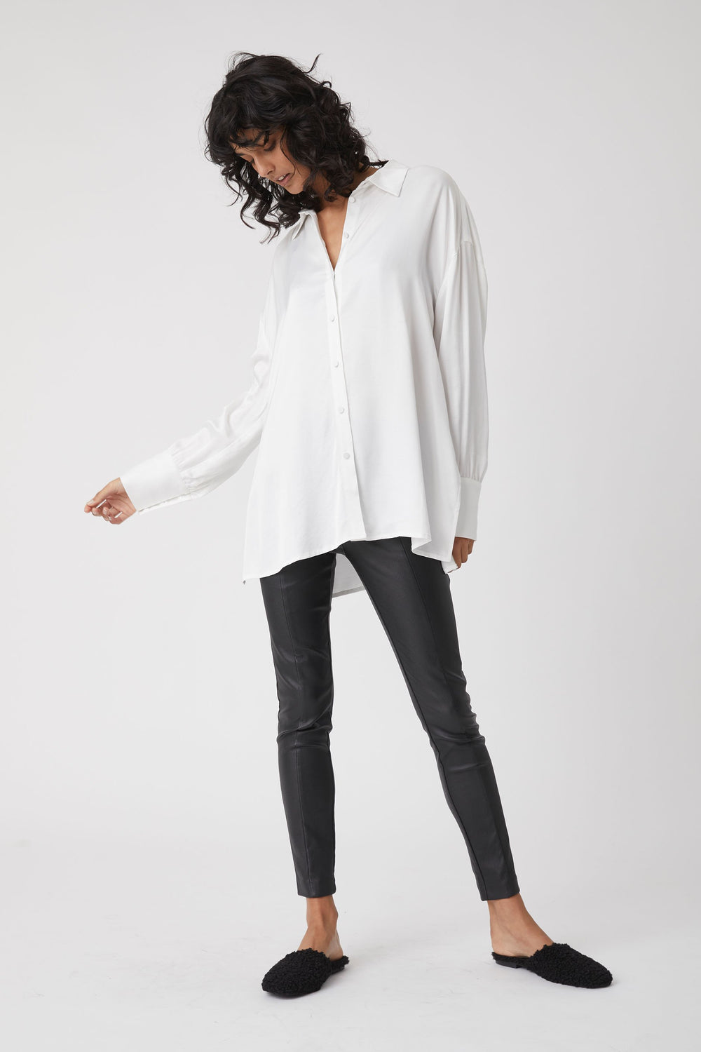 [TEST] Stevie Panelled Wetlook Pant