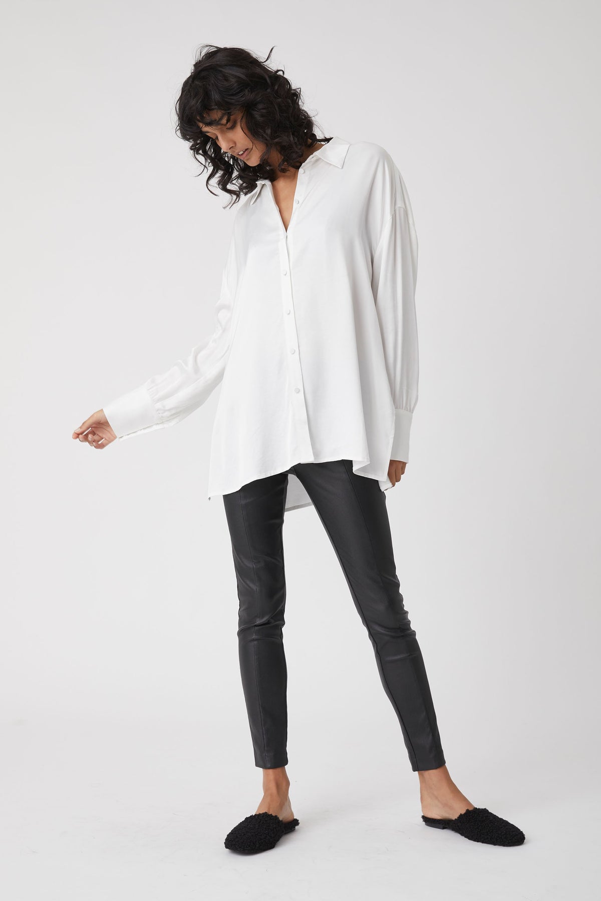 [TEST] Stevie Panelled Wetlook Pant