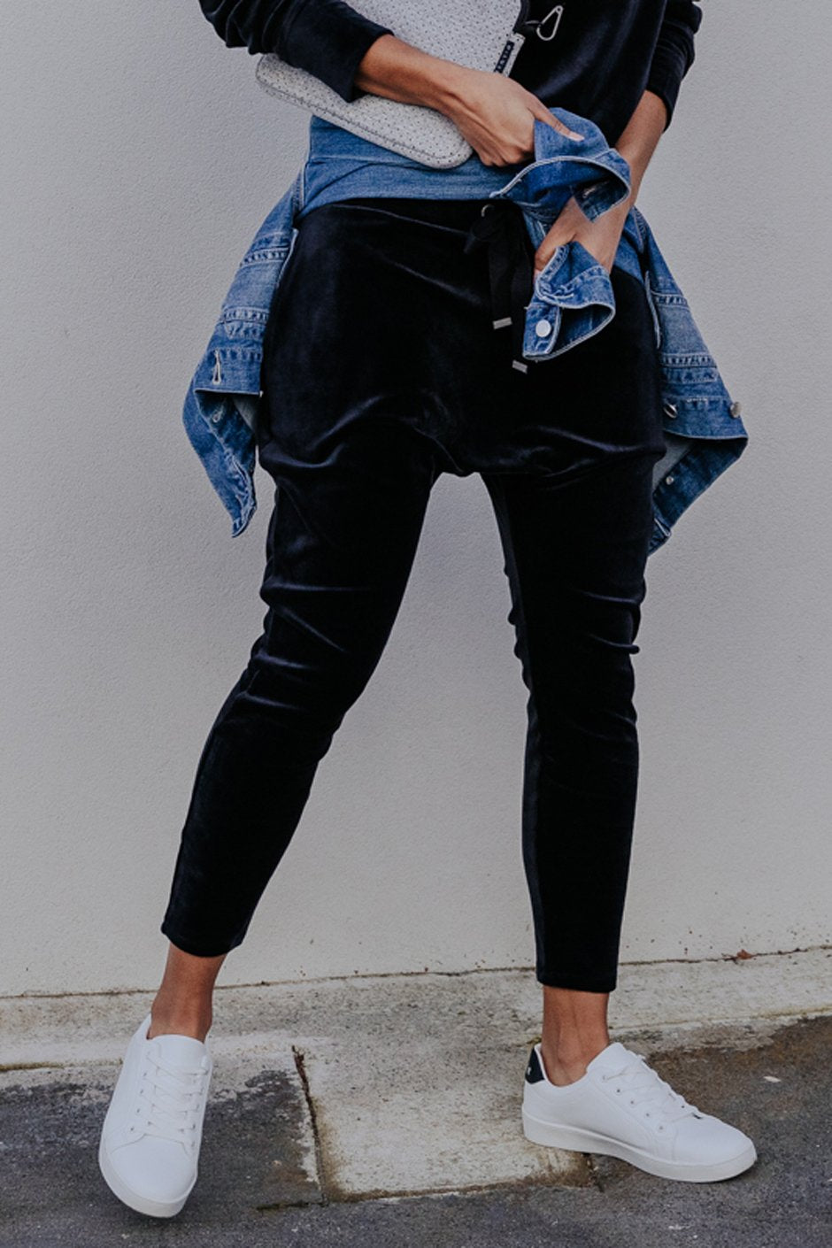 [TEST] D-Luxe Velour Track Pant