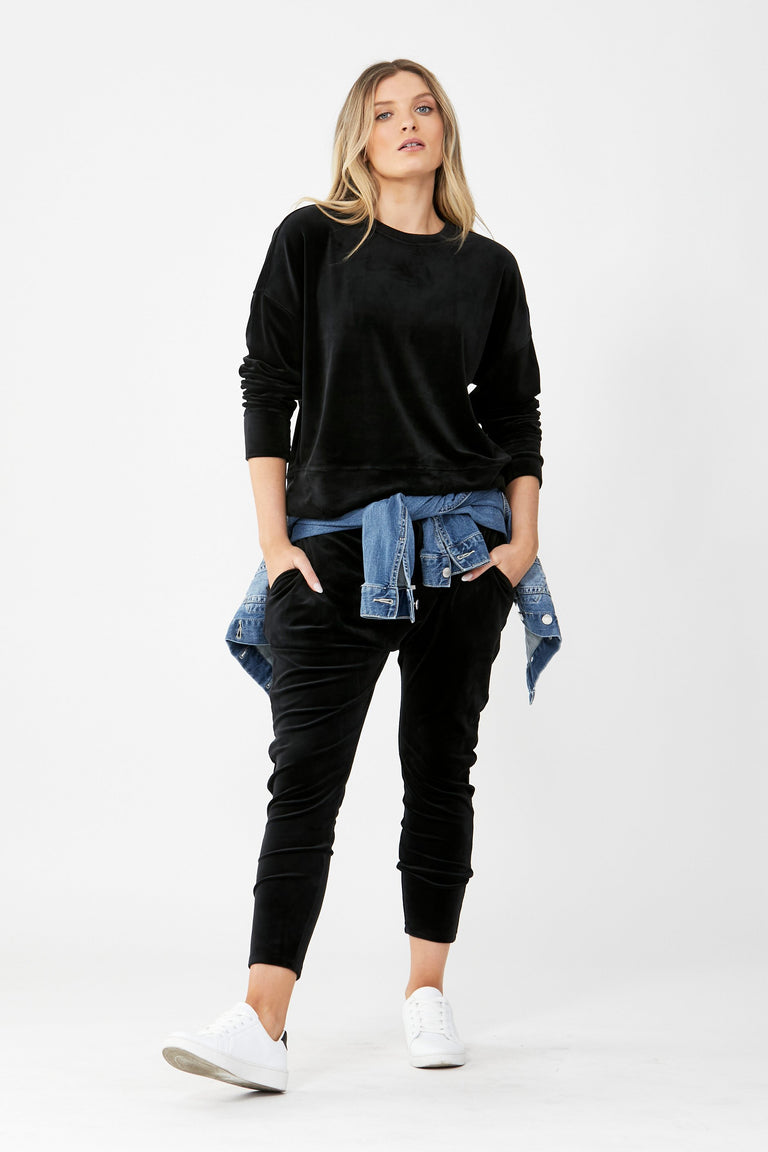 [TEST] D-Luxe Velour Track Pant