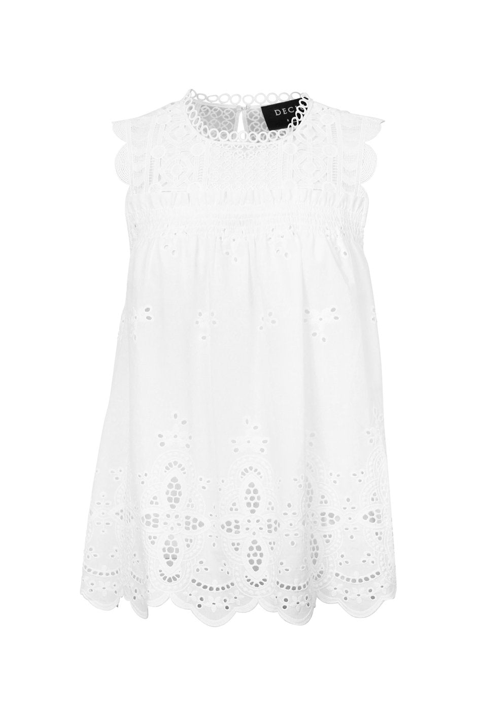 [TEST] Cassia Broderie and Lace Top