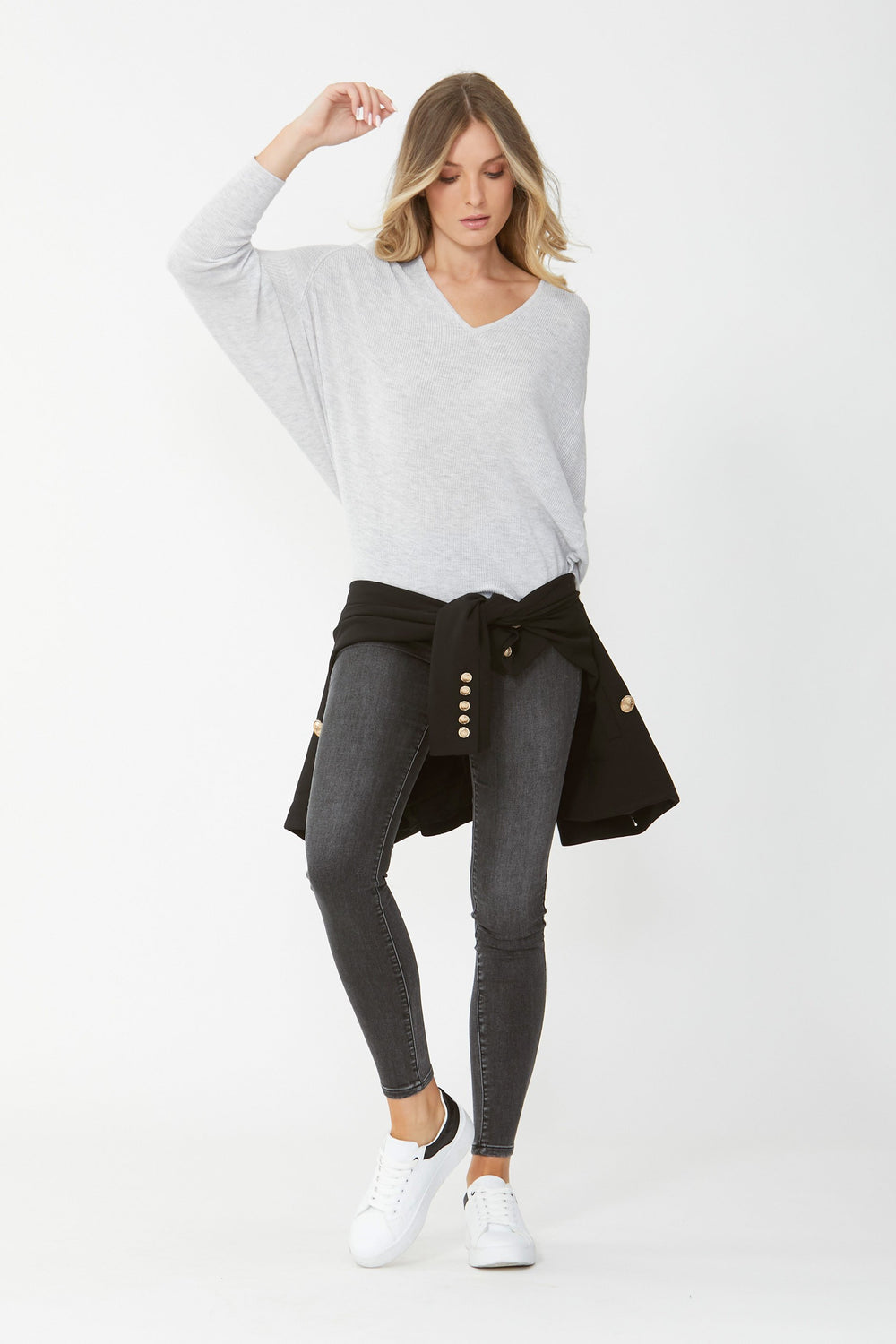 [TEST] Jo V-Neck Dolman Knit