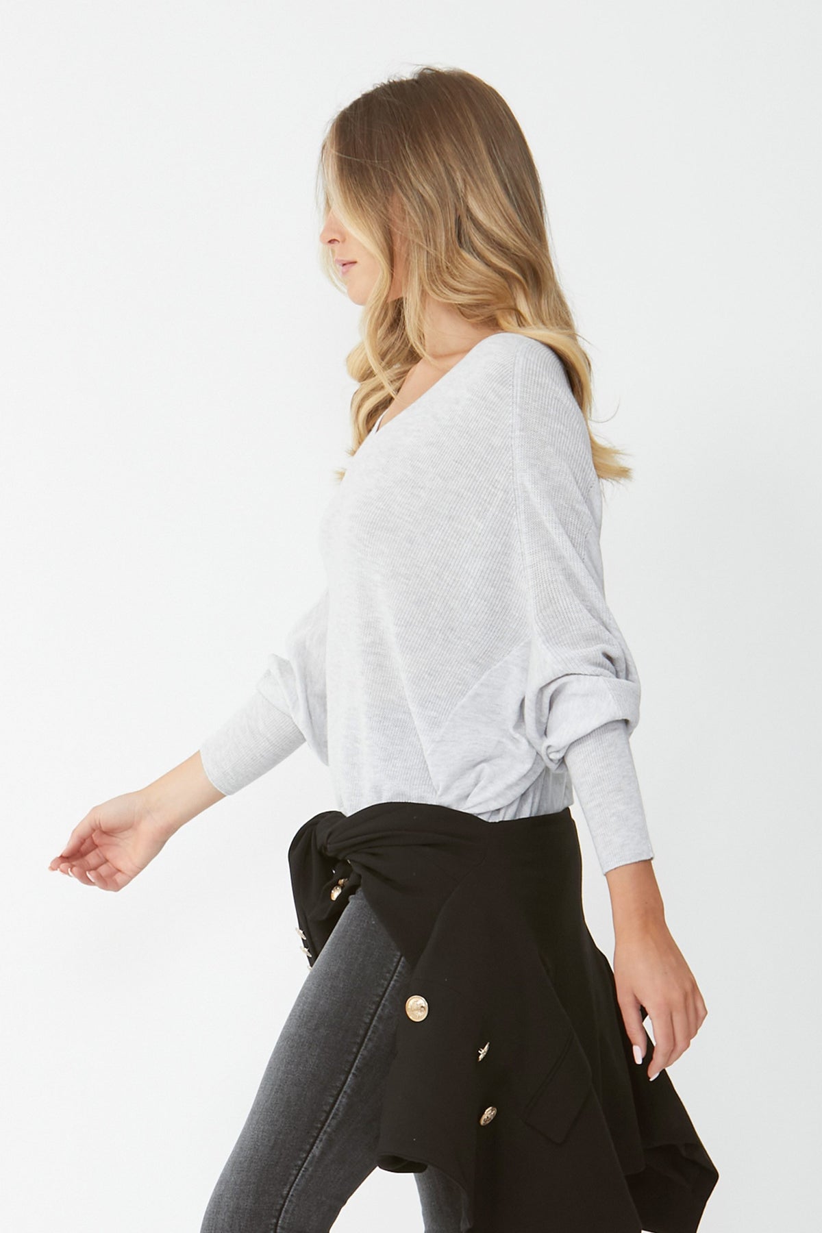 [TEST] Jo V-Neck Dolman Knit