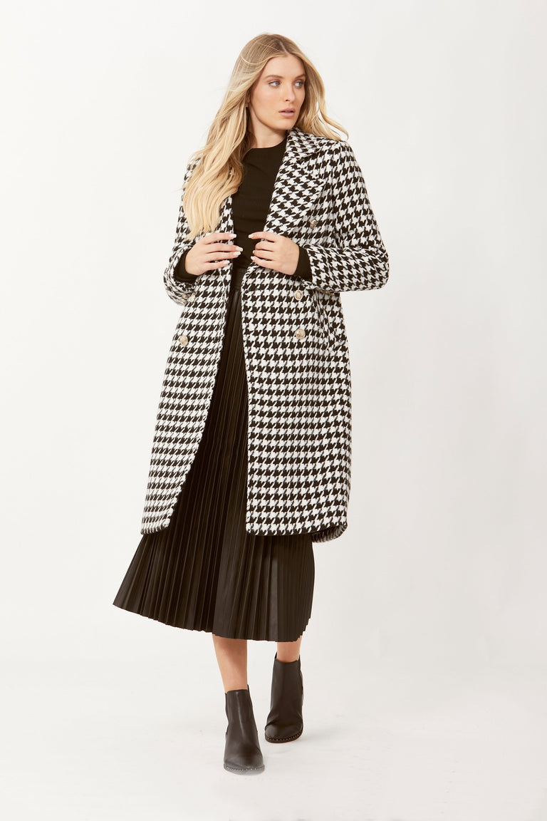 [TEST] Willow Wool Check Coat