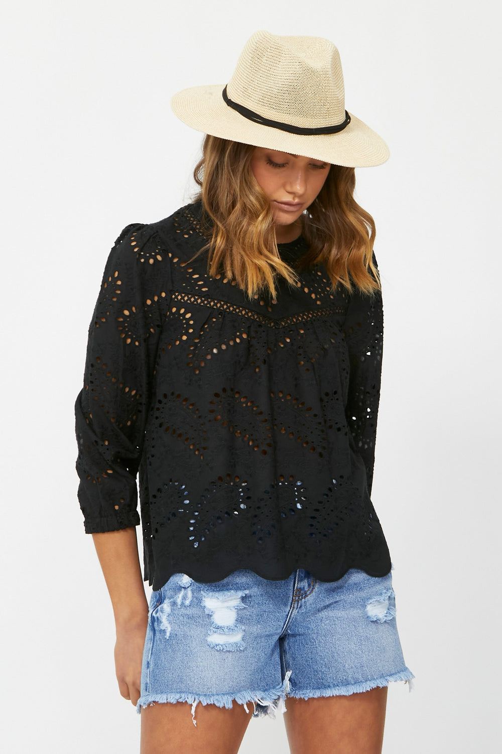 [TEST] Saana Broderie Blouse