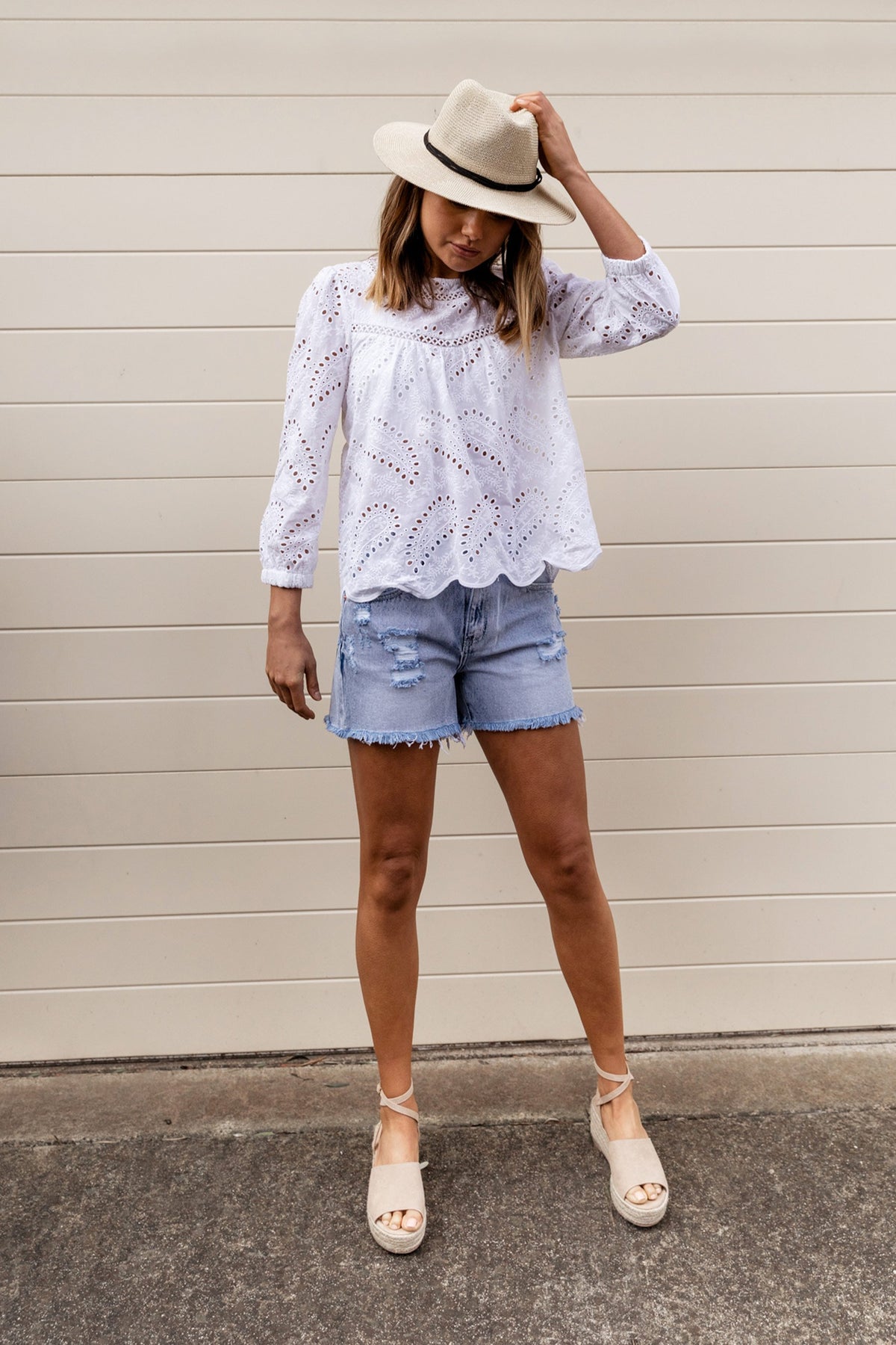 [TEST] Saana Broderie Blouse