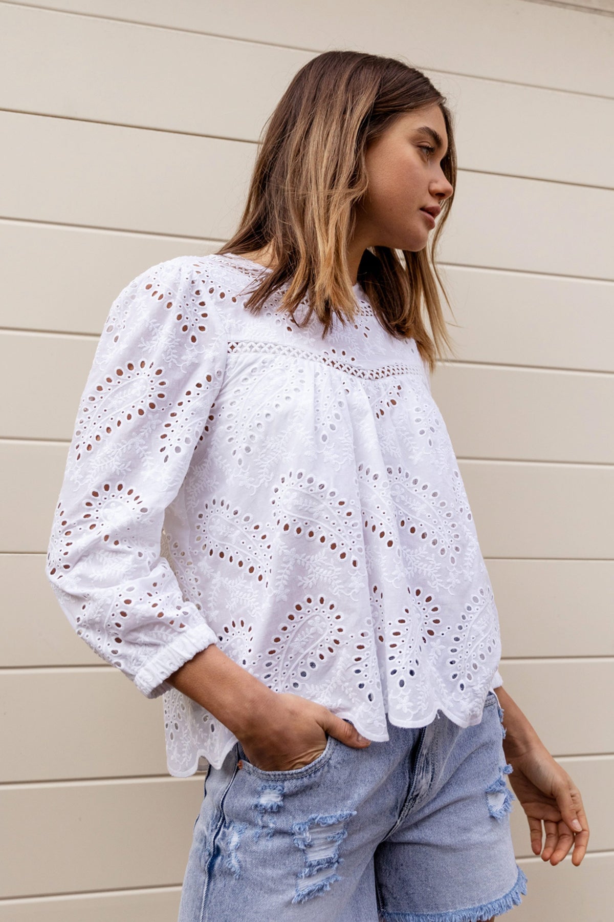 [TEST] Saana Broderie Blouse