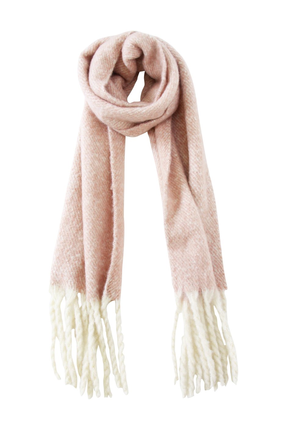 [TEST] Two Tone Long Fluffy Scarf