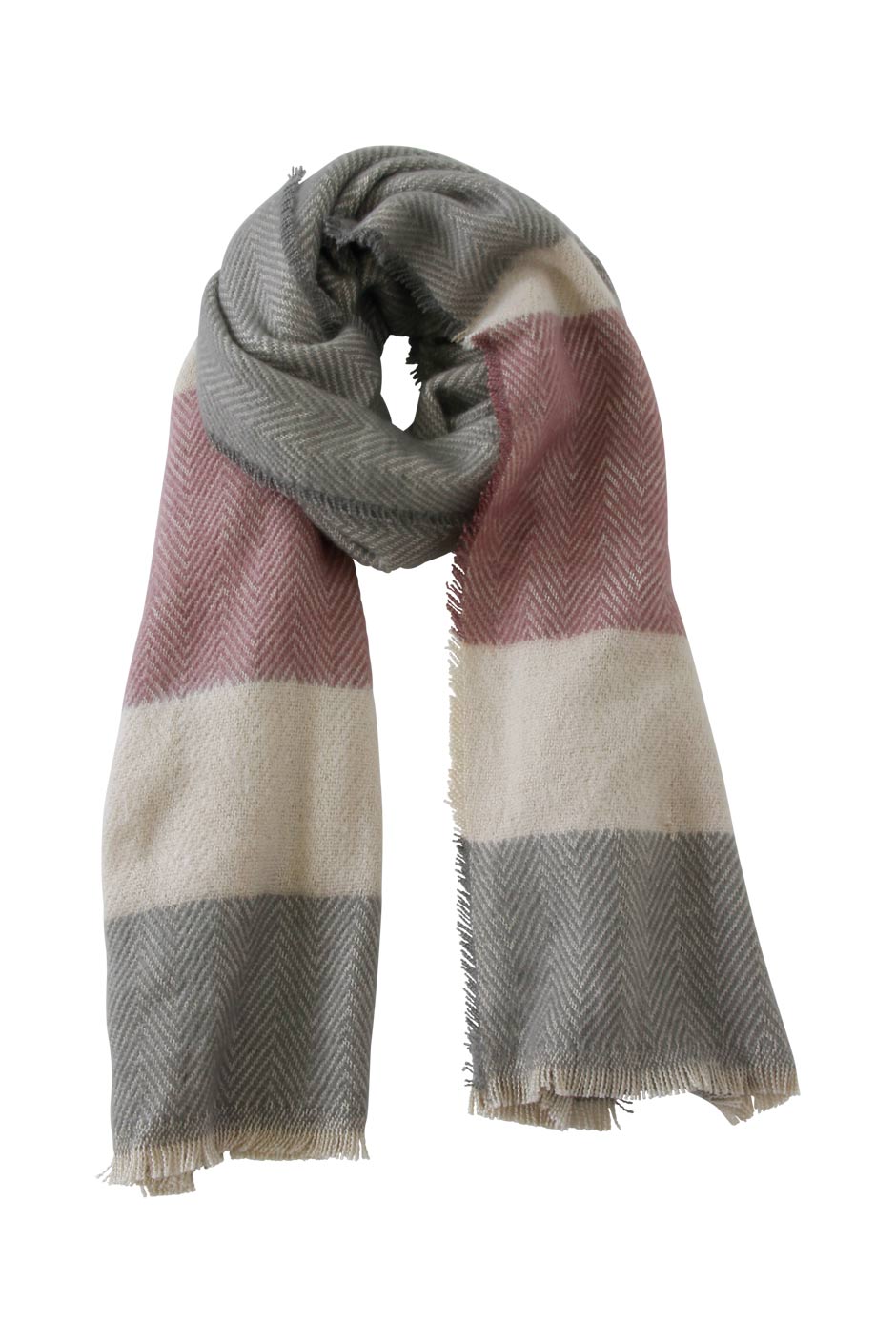 [TEST] Striped Herringbone Scarf