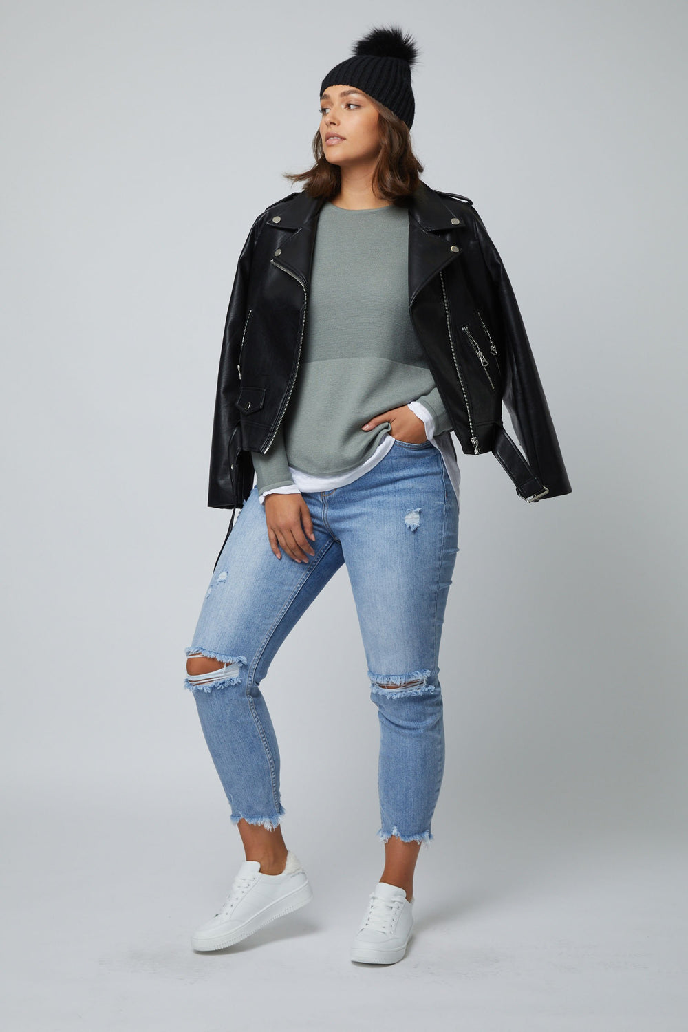 [TEST] Taylor Curved Hem Jumper
