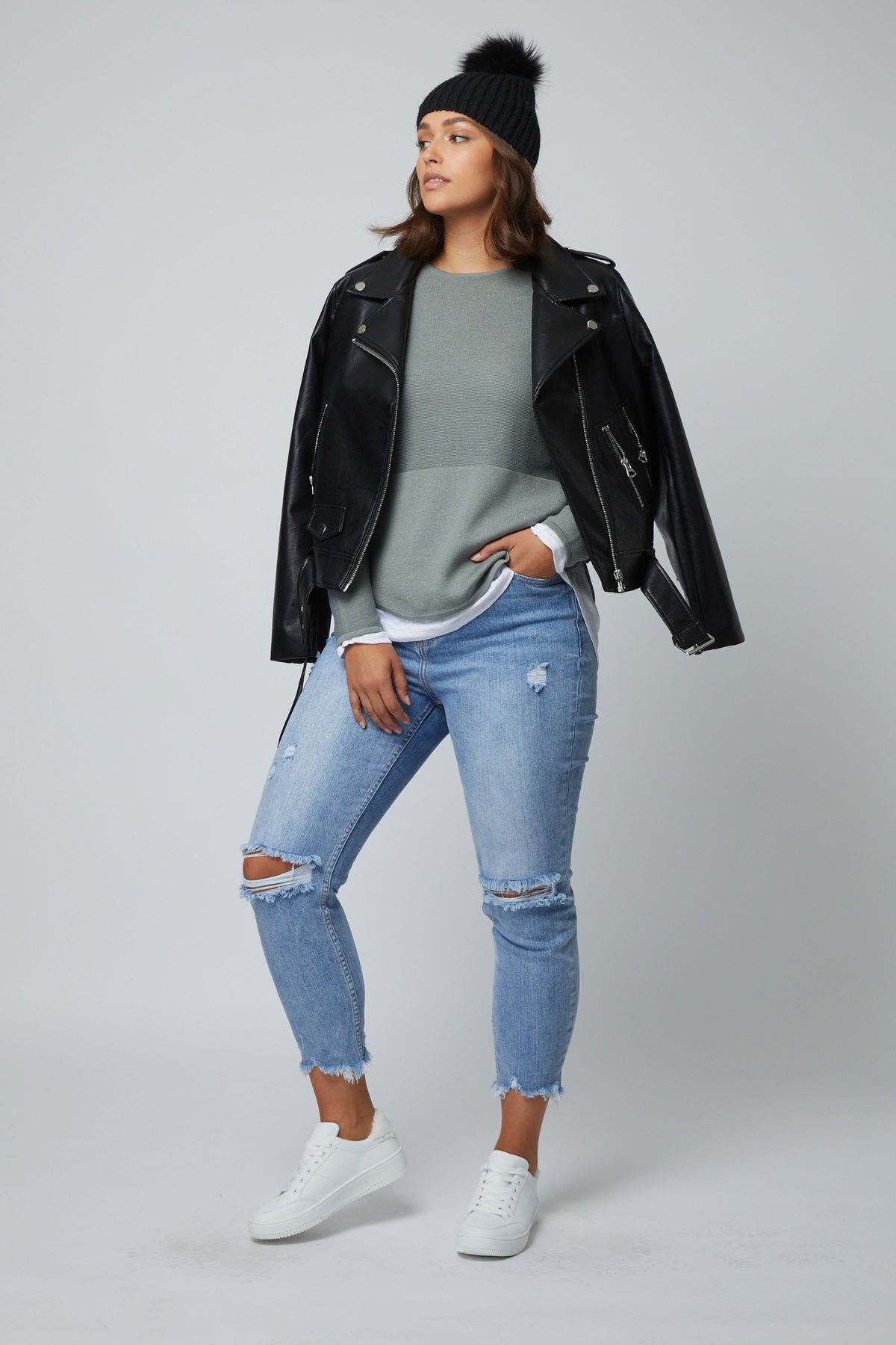 [TEST] Taylor Curved Hem Jumper