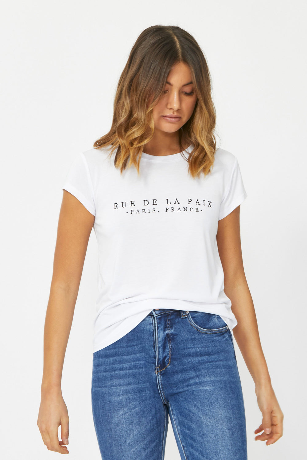 [TEST] Rue De La Paix Embroidered Tee