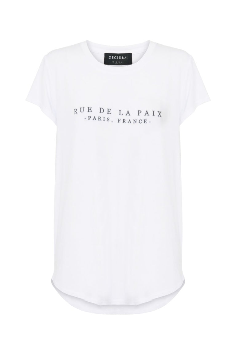 [TEST] Rue De La Paix Embroidered Tee