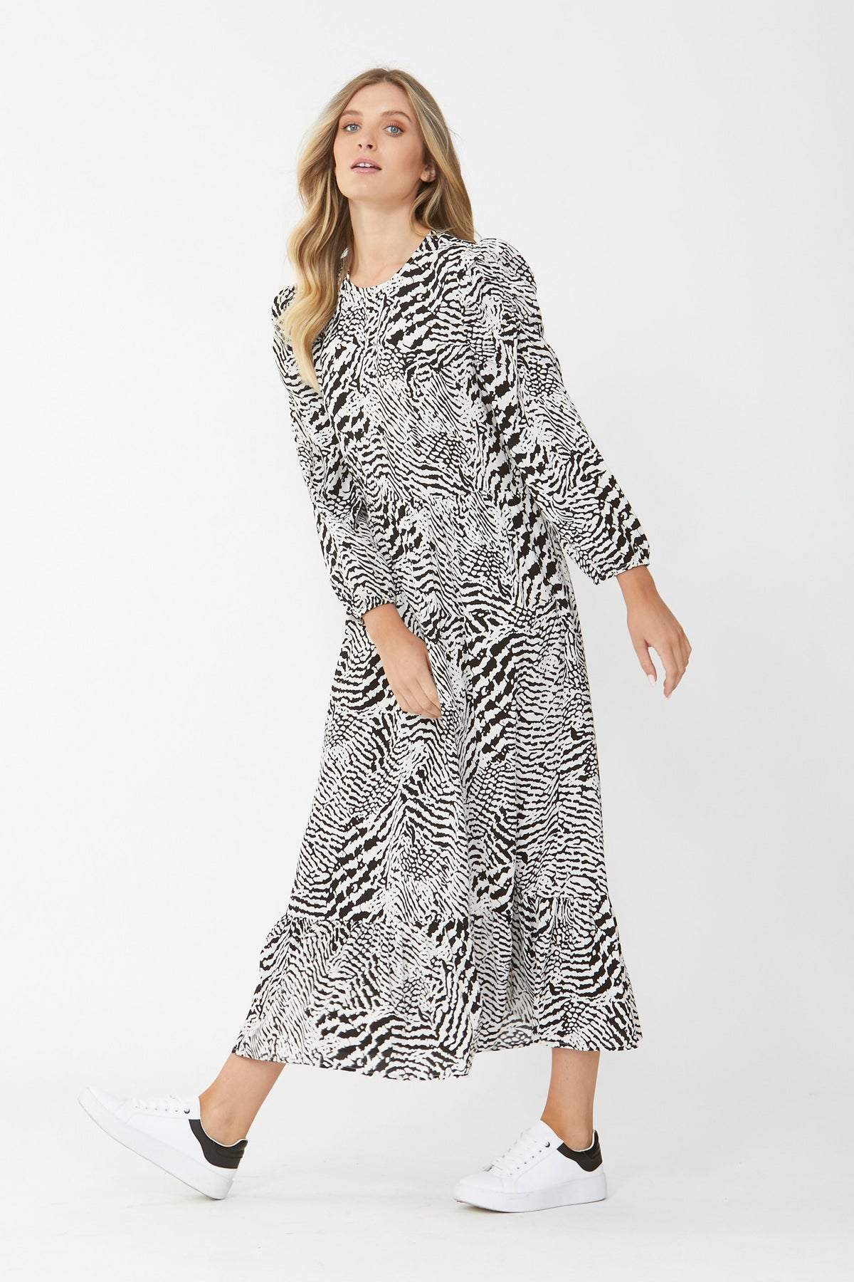 [TEST] Casey Puff Sleeve Midi Dress
