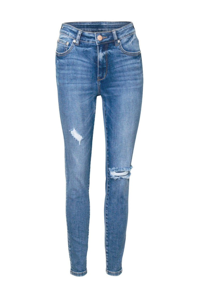[TEST] Evie Distressed High Rise Jean
