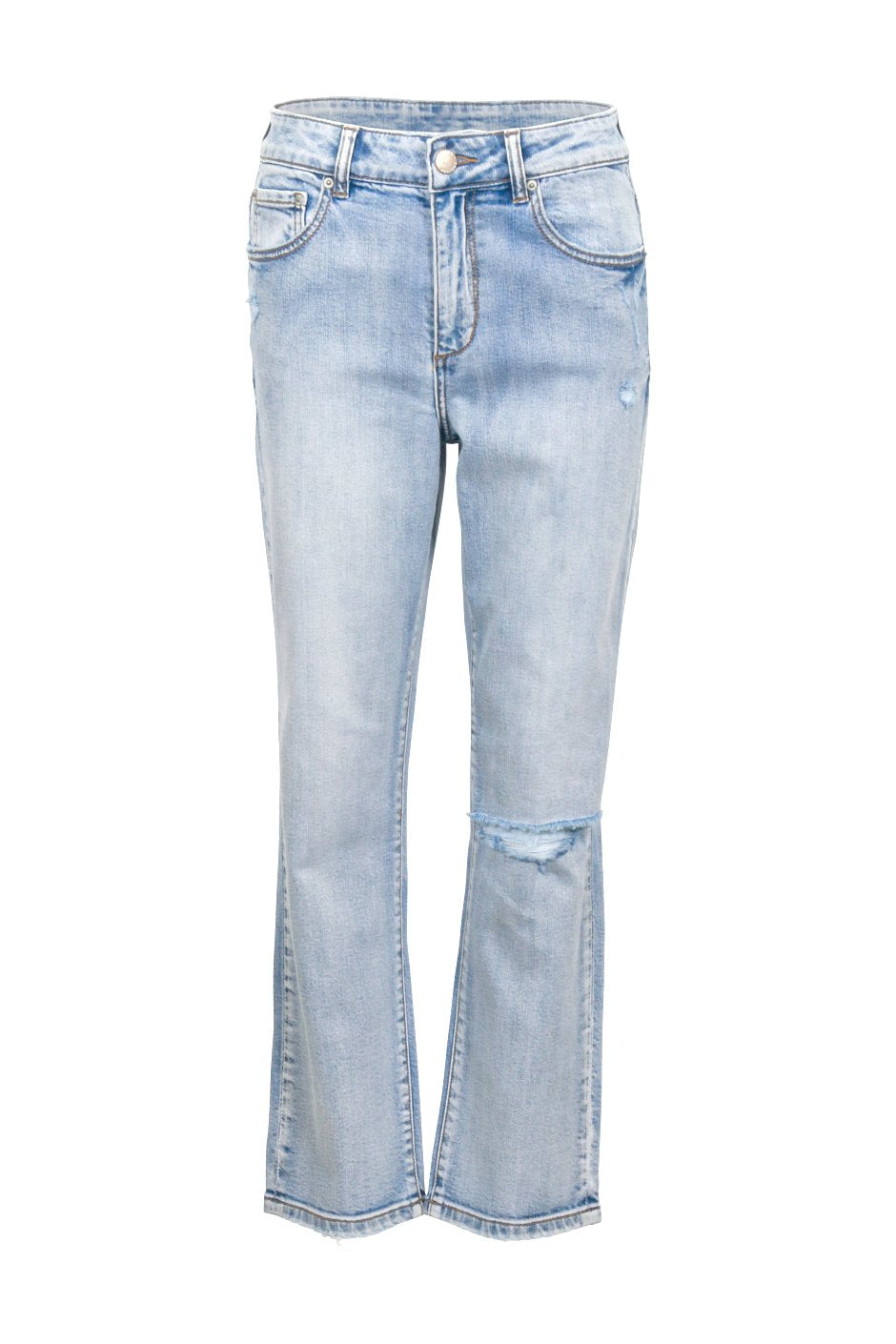 [TEST] Becky Distressed Straight Jean