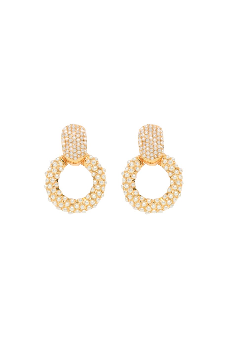 [TEST] Beth Pearl Circle Stud Earring