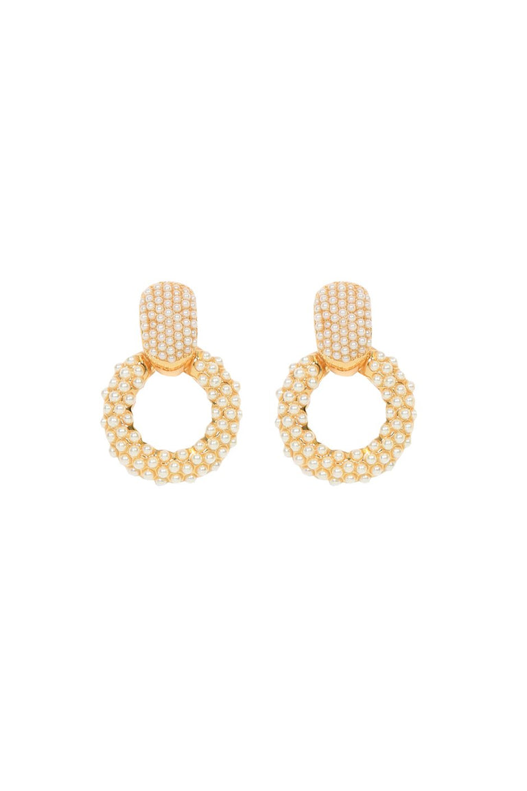 [TEST] Beth Pearl Circle Stud Earring