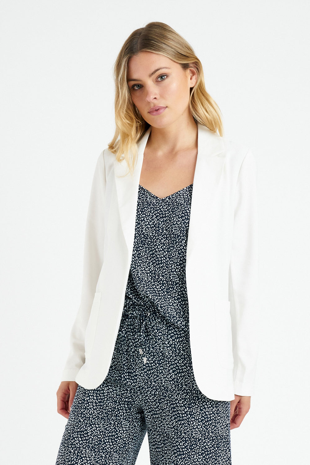 [TEST] Lani Crepe Blazer