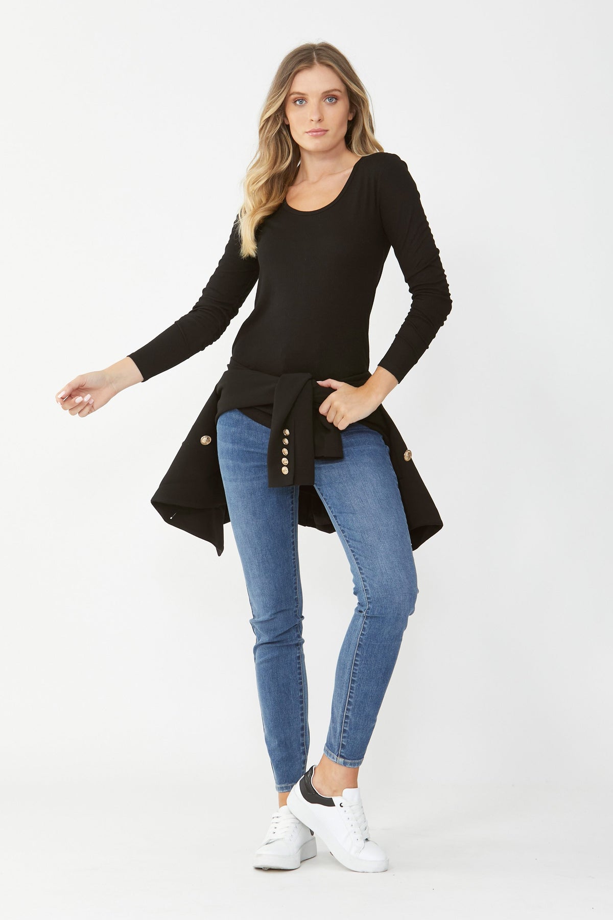 [TEST] Carla Long Sleeve Rib Tee
