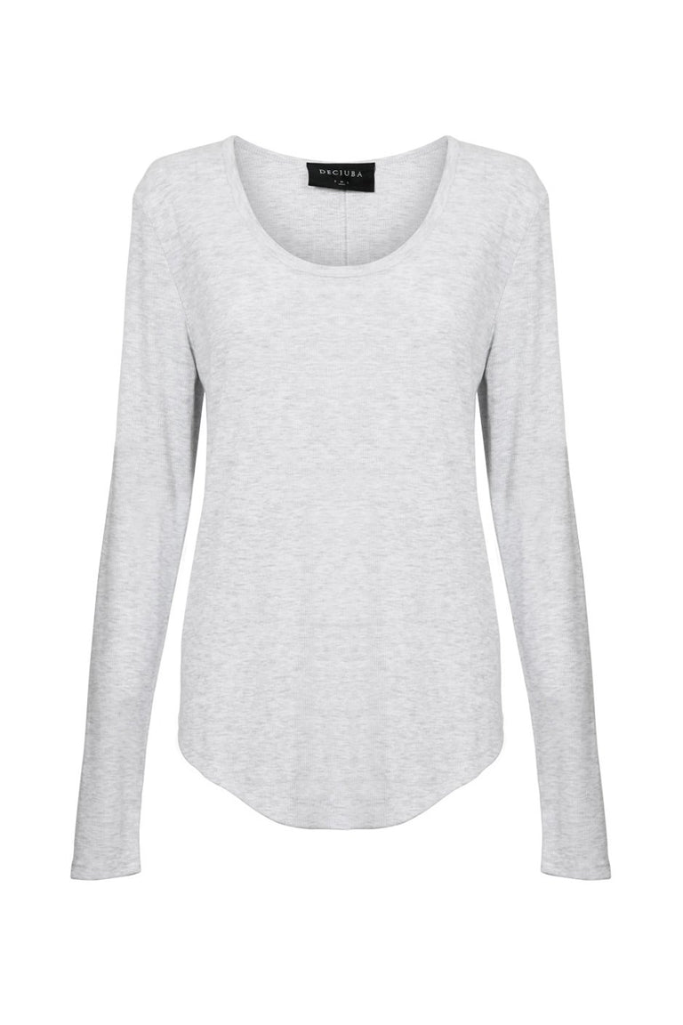 [TEST] Carla Long Sleeve Rib Tee