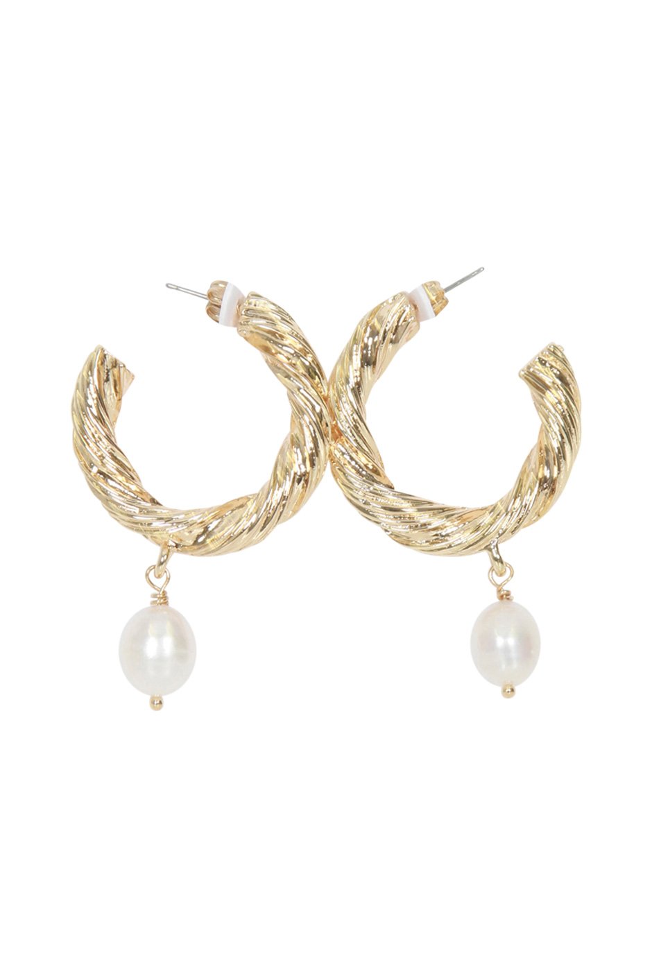 [TEST] Camilla Textured Hoop Earrings