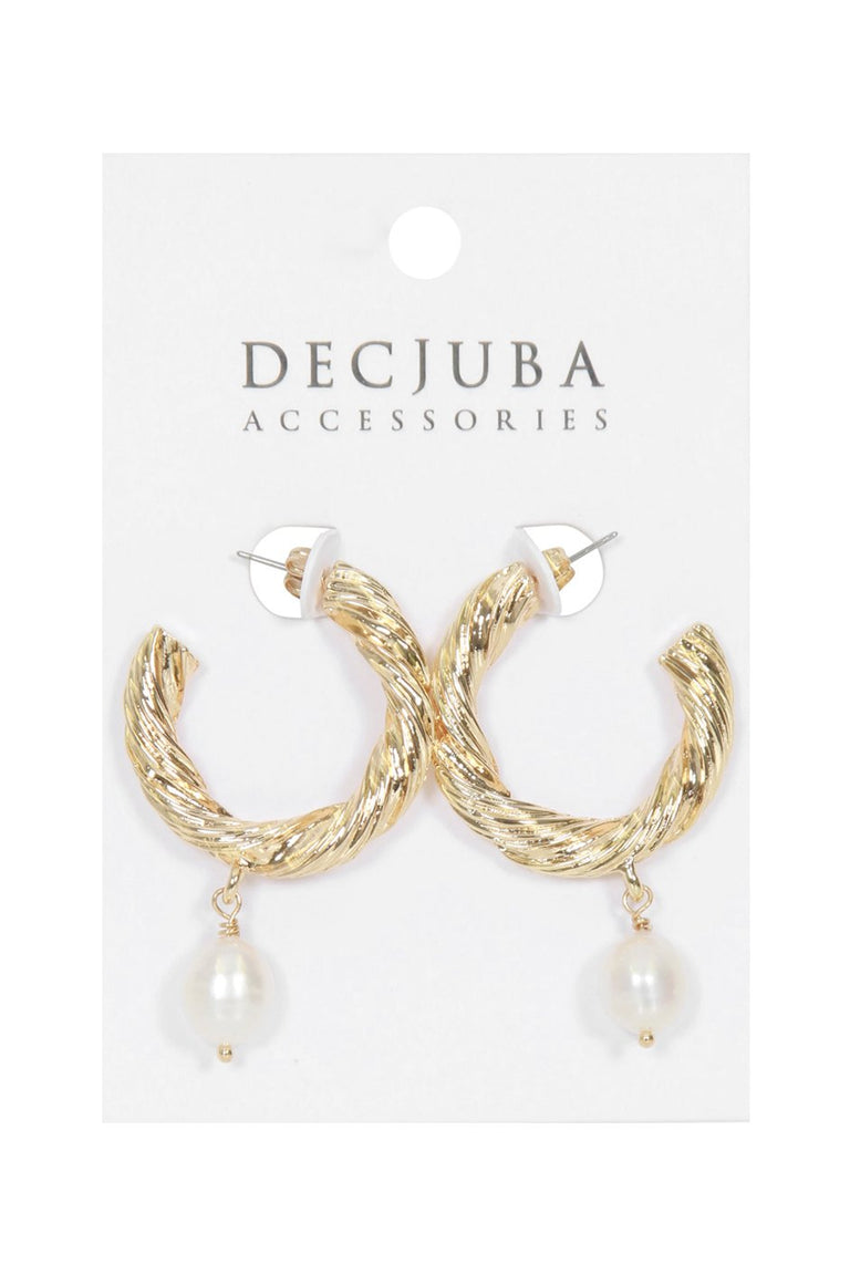 [TEST] Camilla Textured Hoop Earrings