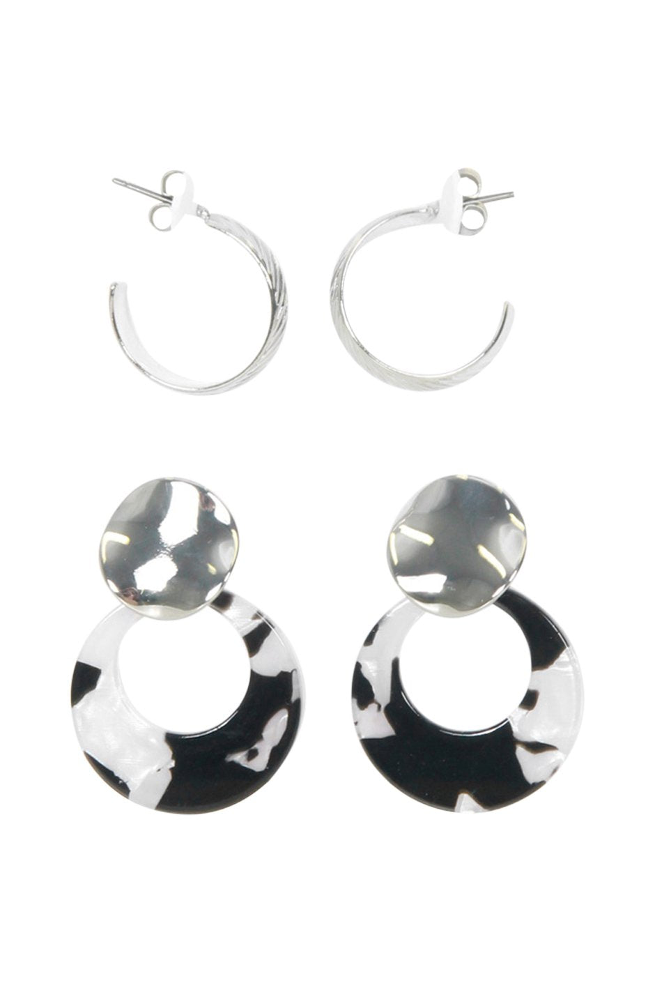 [TEST] Cassie Hoop Earrings 2 Pack