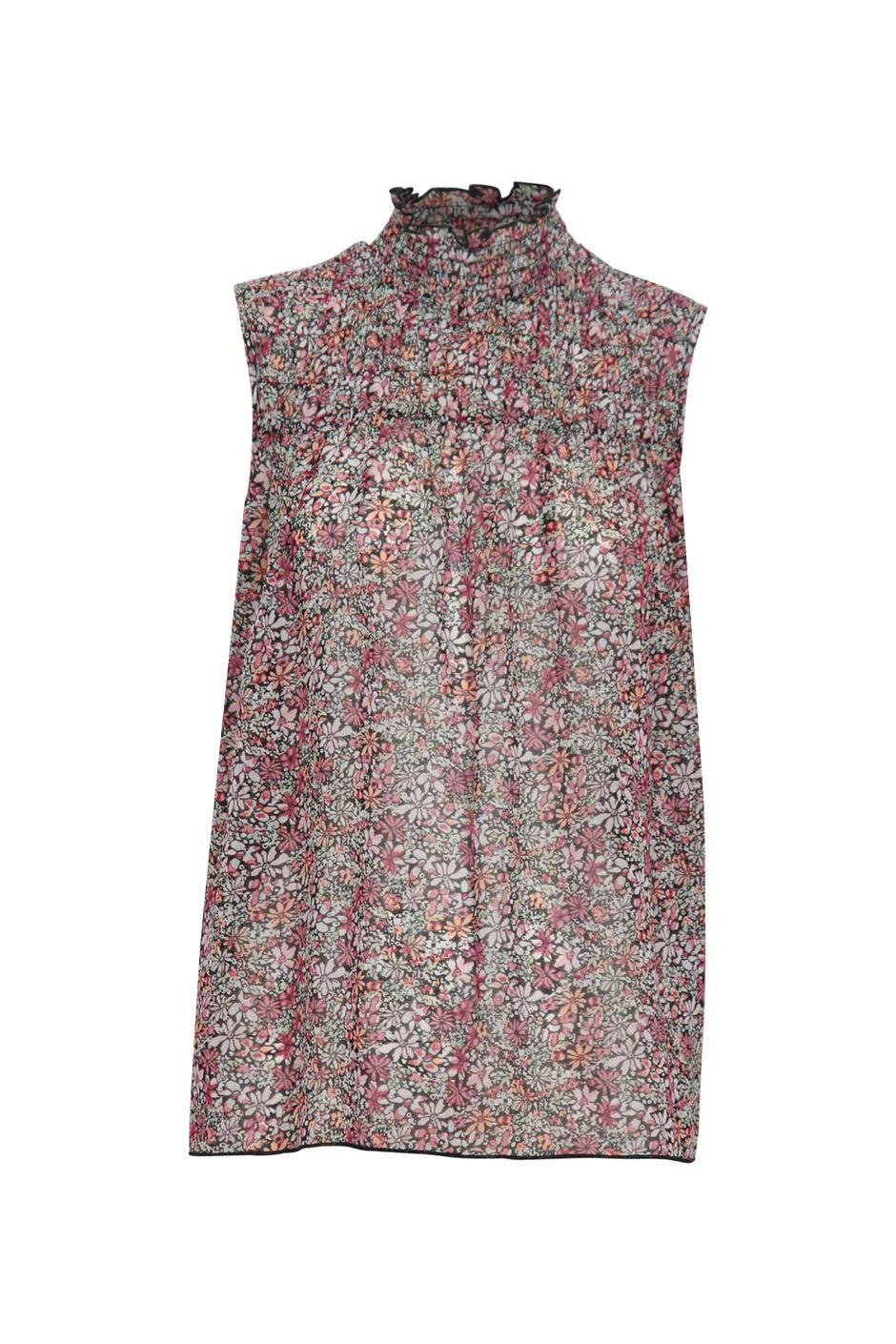 [TEST] Estelle Sleeveless Shirred Top