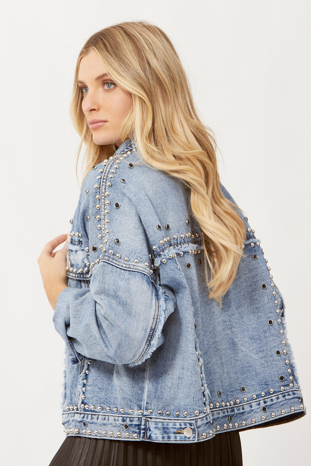 [TEST] Studded Oversized Jacket