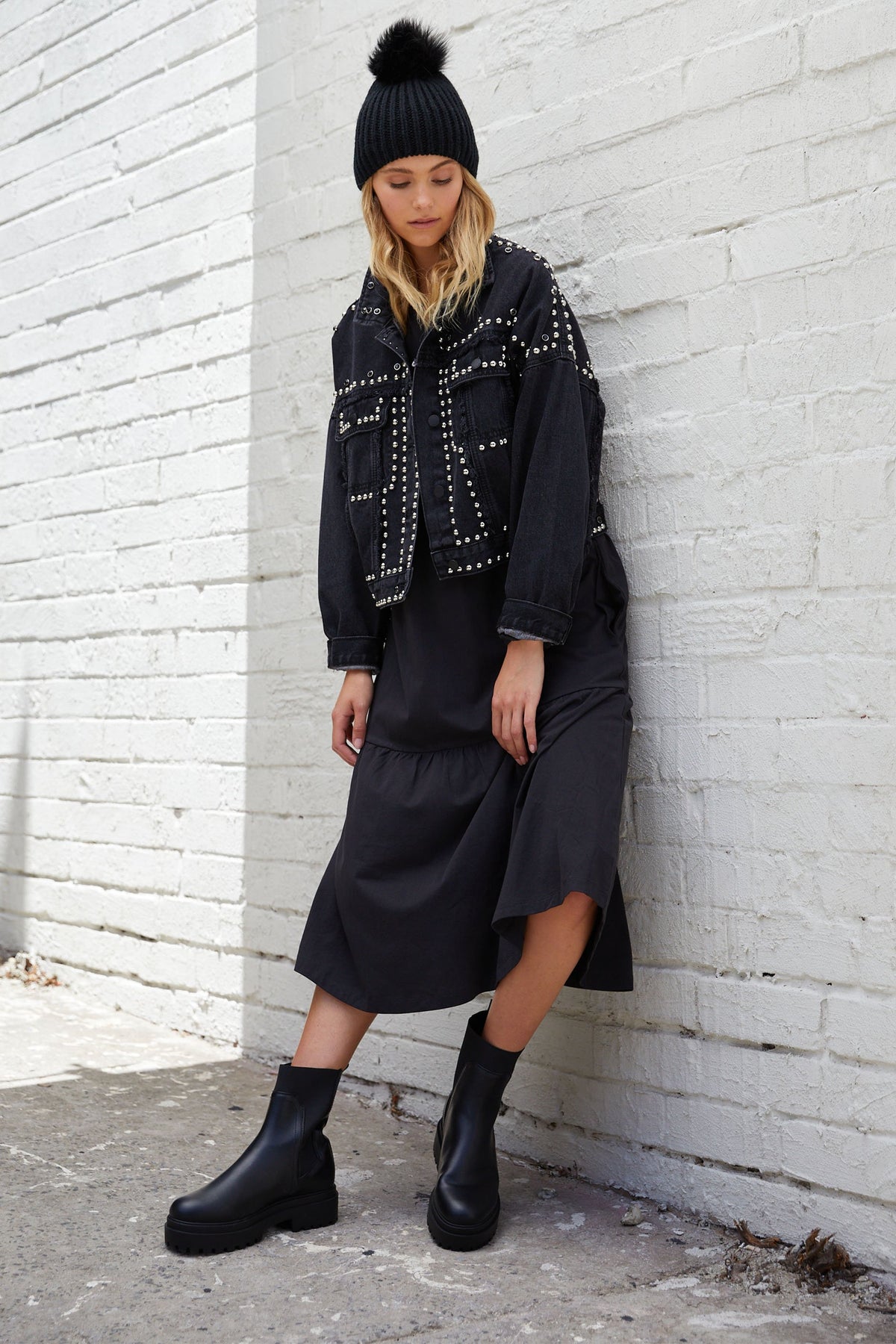 [TEST] Studded Oversized Jacket