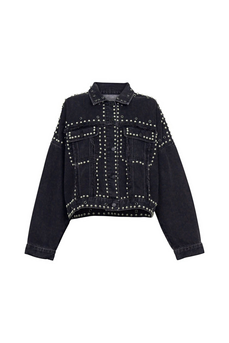 [TEST] Studded Oversized Jacket