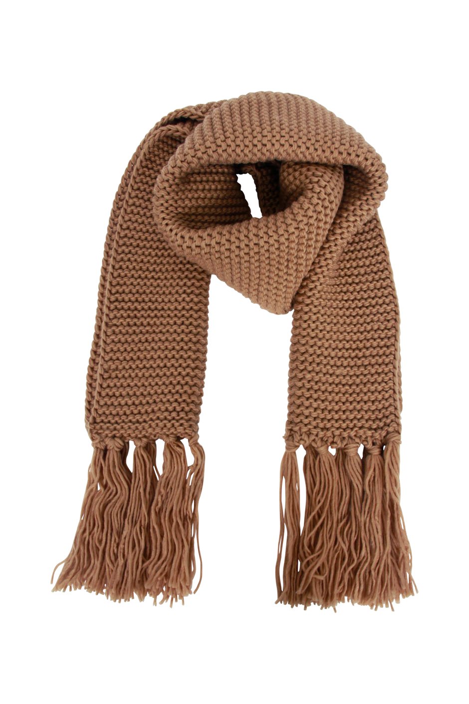 [TEST] Knitted Tassel Scarf