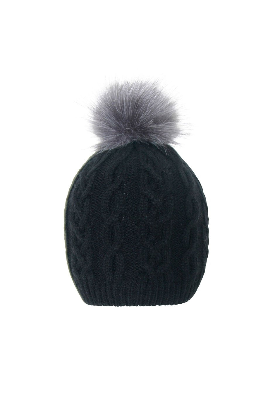 [TEST] Cable Knit Single Pom Beanie