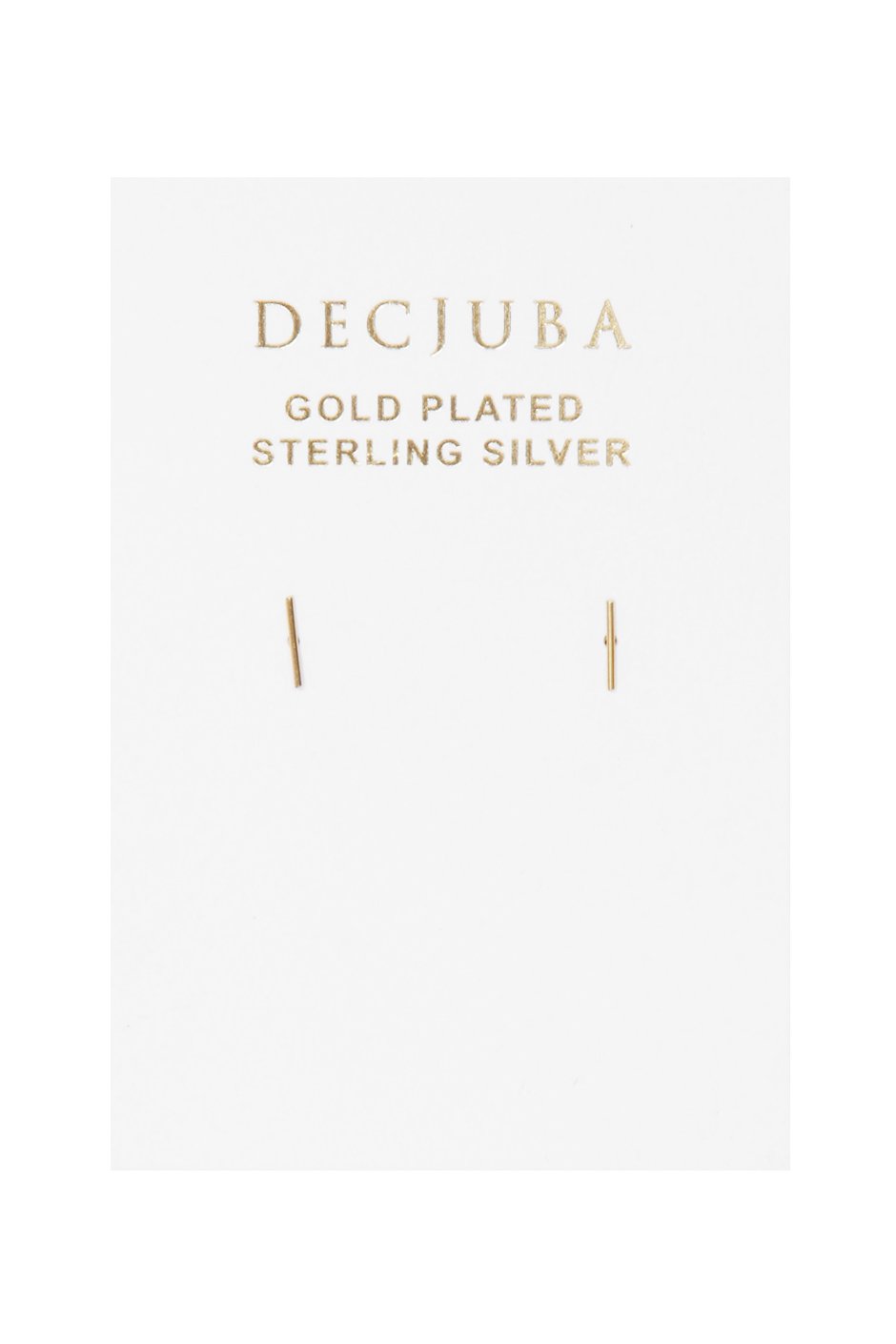 [TEST] Bar Stud Earrings