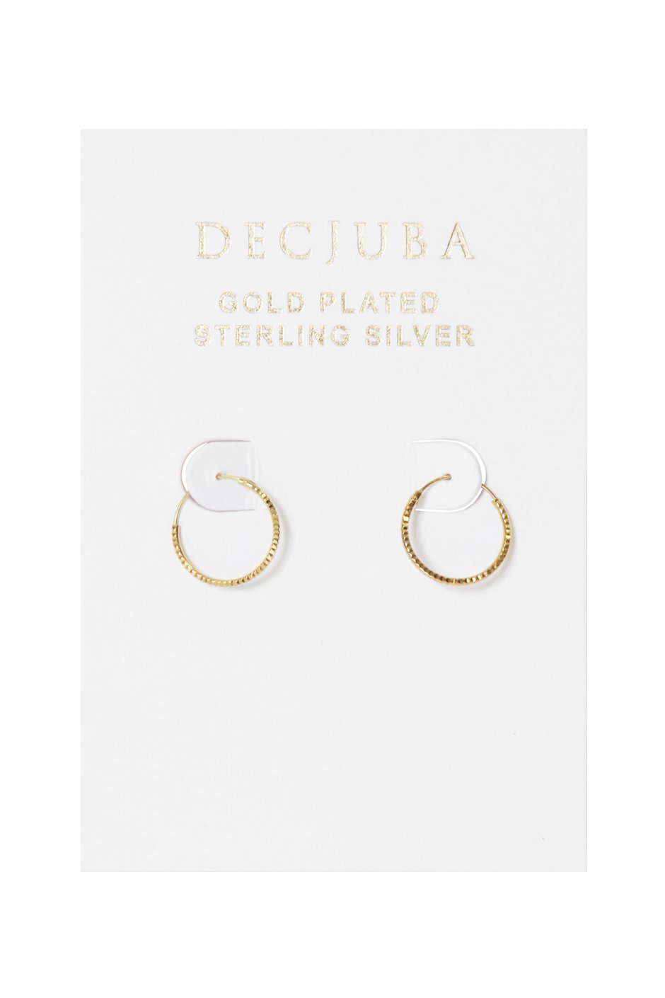 [TEST] Textured Hoop Earrings