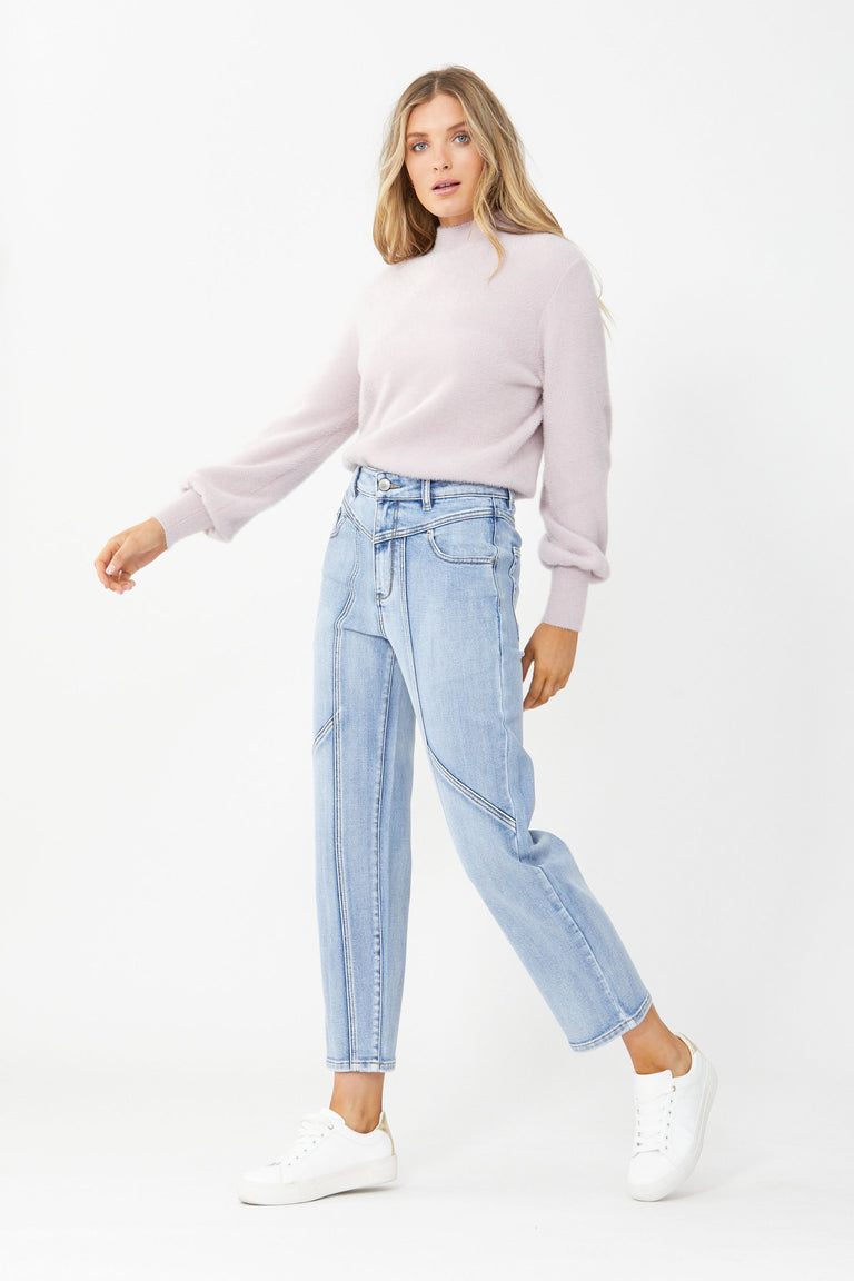 [TEST] Winona Panelled Straight Jean