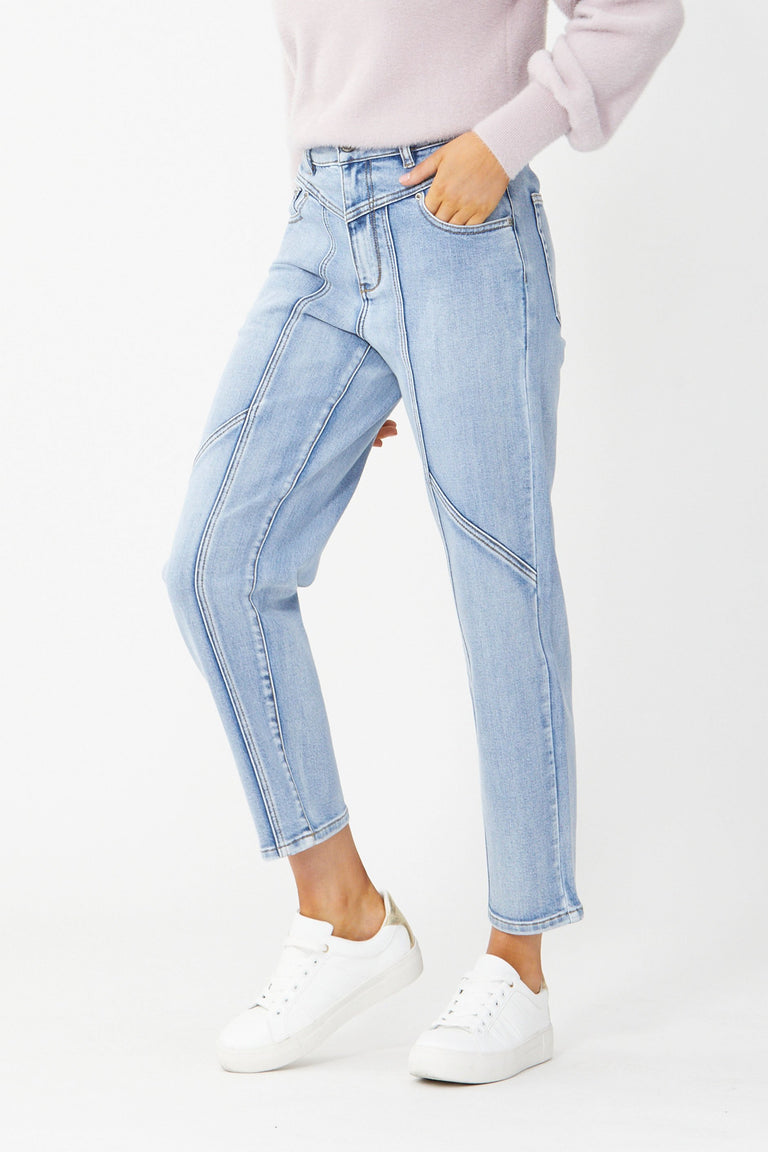 [TEST] Winona Panelled Straight Jean
