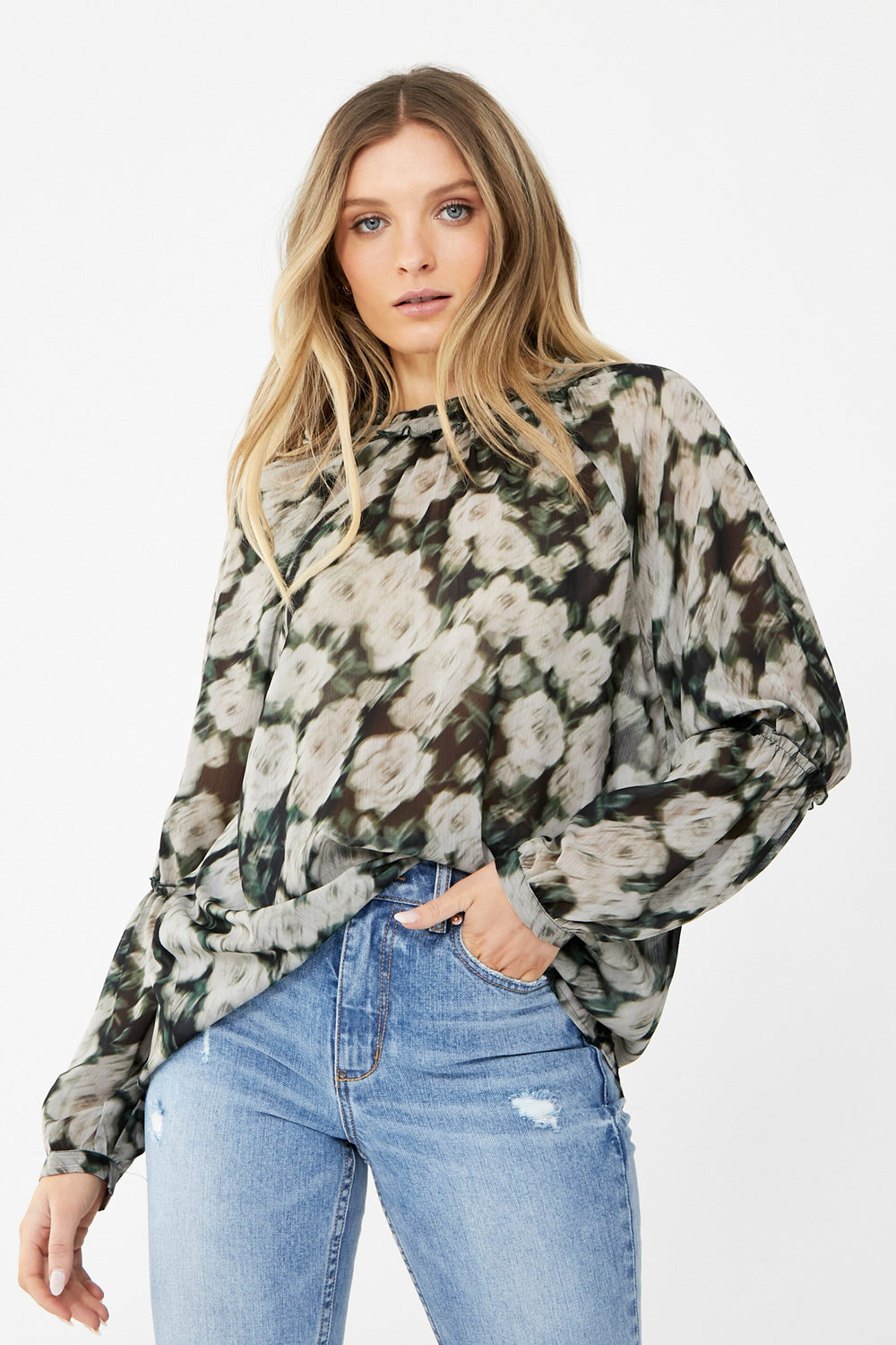 [TEST] Kaylee Sleeve Detail Blouse